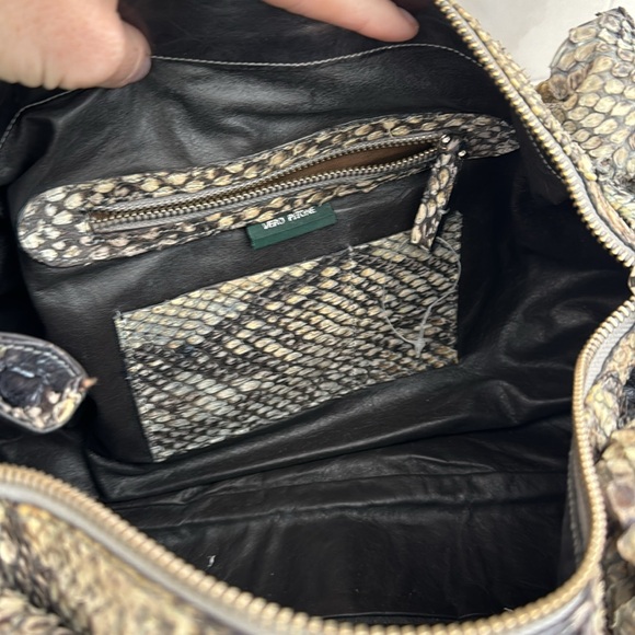 Albert Chloe authentic metallic python bag - Picture 11 of 12